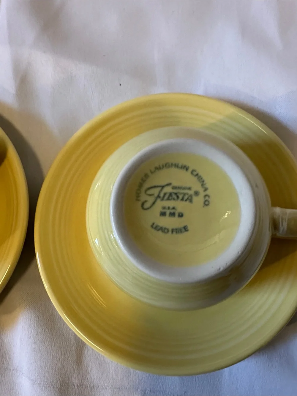 Homer Laughlin Fiesta Yellow Ceramic Set